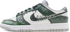 Buy (W) 나이키 덩크 로우 넥스트 네이처 '페일 코랄 그래피티' (커스텀) DD1873-100(TeamD-女款魔法学院渐变绿)