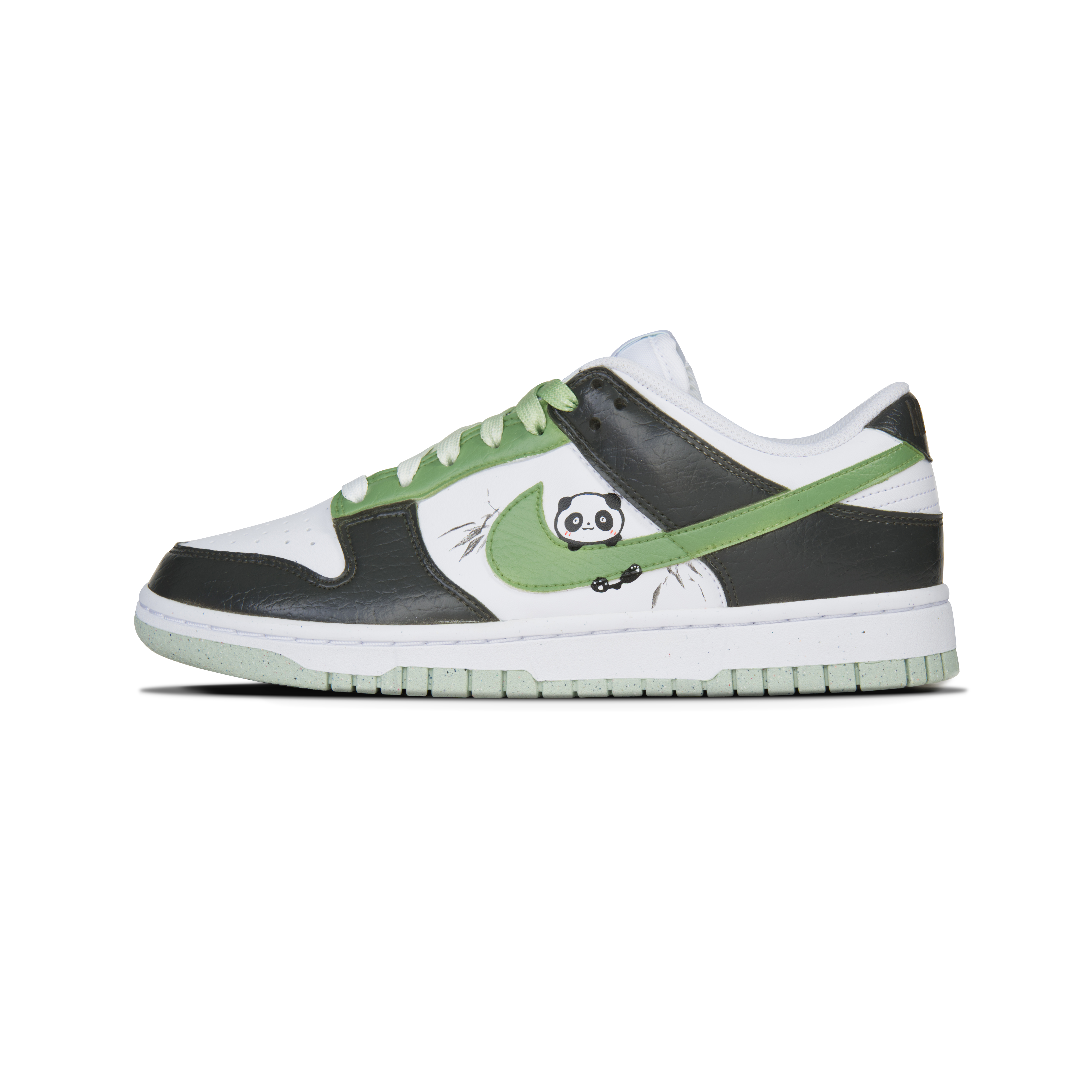 Buy (W) [Kasut Custom] Nike Dunk Low Next Nature 'Hijau Panda Buluh' DN1431-102(Team3-绿野熊猫)
