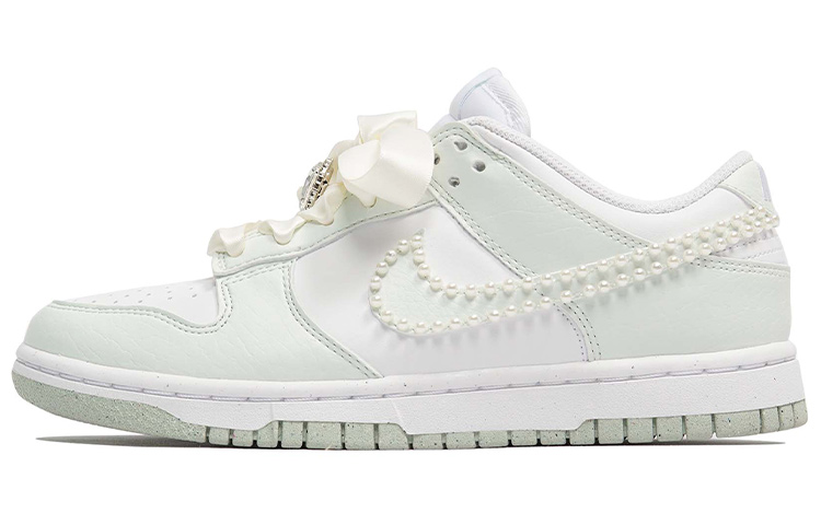 Buy (W) [Kasut Custom] Nike Dunk Low 'Next Nature White Mint Pearl' DN1431-102(TeamP-抹茶珍珠)