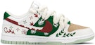Order 【客製化球鞋】Nike Dunk Low Next Nature 聖誕禮遇 解構 雪花 低幫 板鞋 女款 綠白 特殊禮盒 送禮