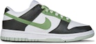 Order 【定制球鞋】 Nike Dunk Low Next Nature 绿野熊猫 墨竹 手繪 中國風 低幫 板鞋 女款 白綠