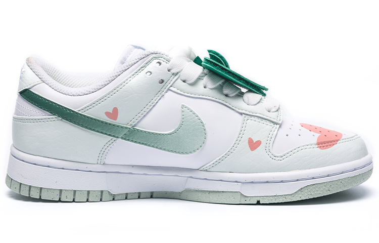 Order 【定制球鞋】 Nike Dunk Low Next Nature "White Mint" 潮流復古 小清新 愛心 綠植 如沐春風 低筒 板鞋 女款 白淺綠