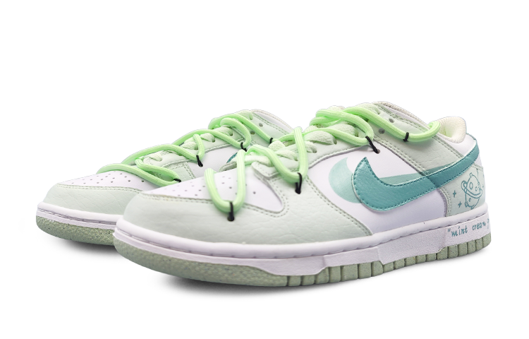 Lookbook (W) [Zapatillas Personalizadas] Nike Dunk Low Next Nature 'Mint Planet' DN1431-102(Team75-女款薄荷星球白浅绿)
