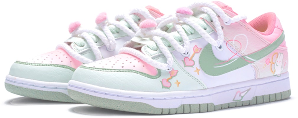 (W) ナイキ ダンク LOW ネクストネイチャー 白ピンク緑 DN1431-102(TeamR-女款遇箭白粉绿) Lookbook (W) ナイキ ダンク LOW ネクストネイチャー 白ピンク緑 DN1431-102(TeamR-女款遇箭白粉绿)