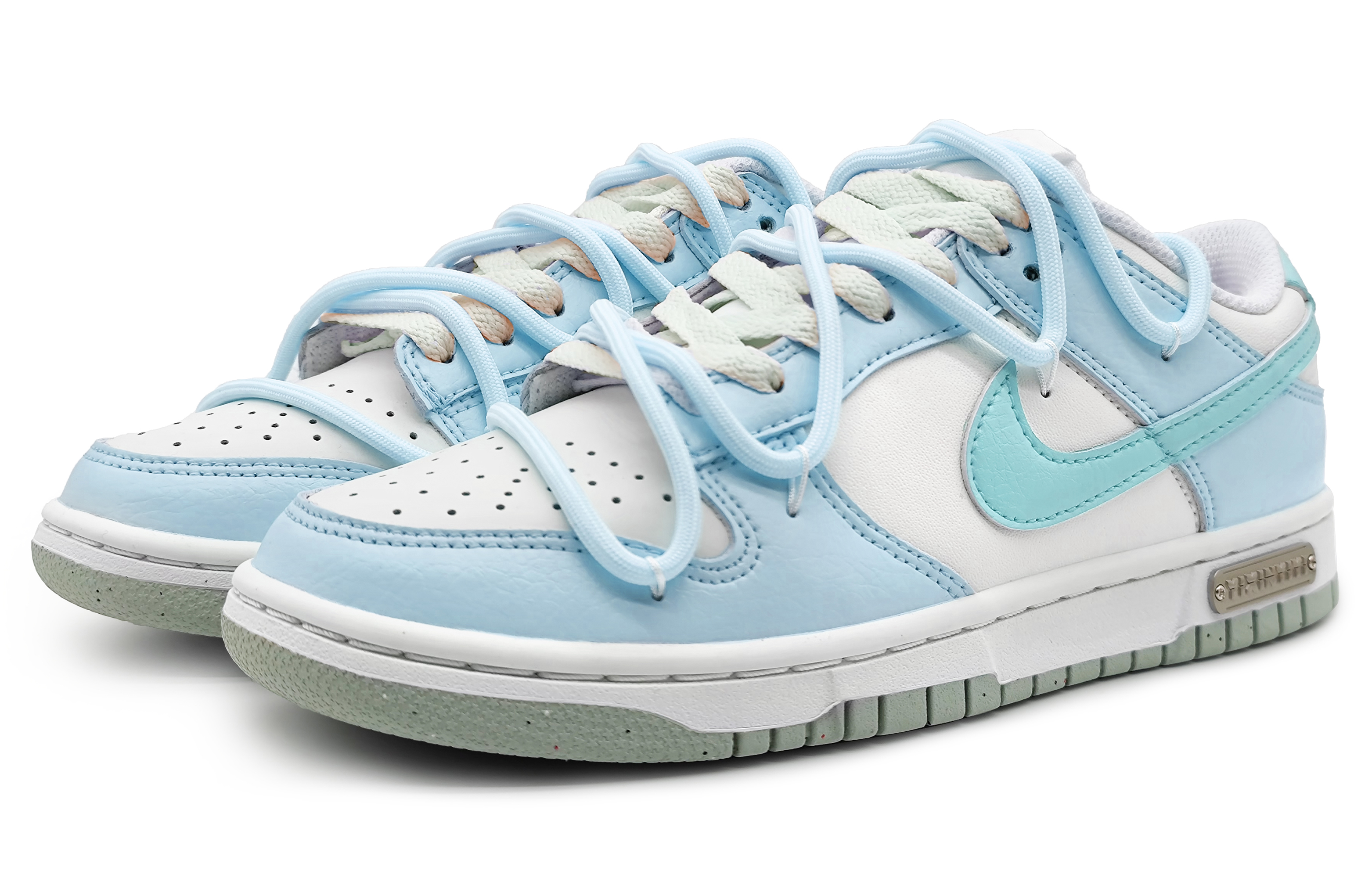 Lookbook (W) [Sepatu Kustom] Nike Dunk Low Next Nature 'Blueberry Boba' DN1431-102(Team16-蓝莓波波)