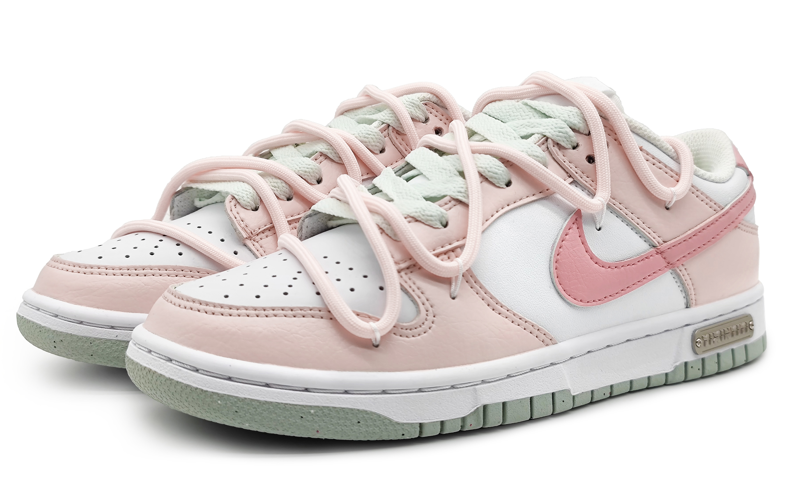 Lookbook (W) [Zapatillas Personalizadas] Nike Dunk Low Next Nature 'Bubble Tea Rosa' DN1431-102(Team16-恋桃樱樱)