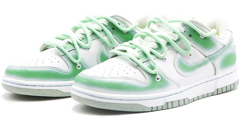 (W) 나이키 덩크 로우 넥스트 네이처 '화이트 민트' (커스텀) DN1431-102(Team17-女款解构鞋带薄荷绿) Lookbook (W) 나이키 덩크 로우 넥스트 네이처 '화이트 민트' (커스텀) DN1431-102(Team17-女款解构鞋带薄荷绿)