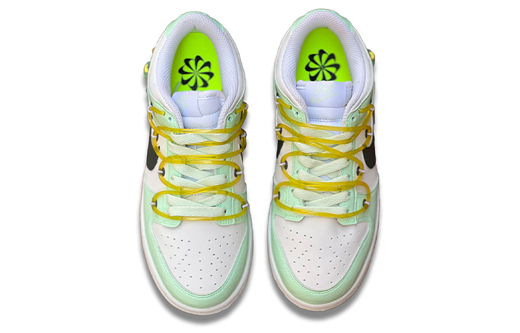 Shop (W) [Kasut Custom] Nike Dunk Low Next Nature 'Putih Mint Lemonade' DN1431-102(TeamD-女款柠檬汽水白浅绿)