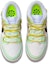 Shop 【訂製球鞋】Nike Dunk Low Next Nature White Mint 解構鞋帶 清新 檸檬汽水 情侶款 手繪塗鴉 復古 低幫 板鞋 女款 白淺綠