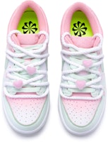 【訂製球鞋】Nike Dunk Low Next Nature 遇箭 手繪噴繪 雙鞋帶 休閒 低幫 板鞋 女款 白粉綠 Shop 【訂製球鞋】Nike Dunk Low Next Nature 遇箭 手繪噴繪 雙鞋帶 休閒 低幫 板鞋 女款 白粉綠