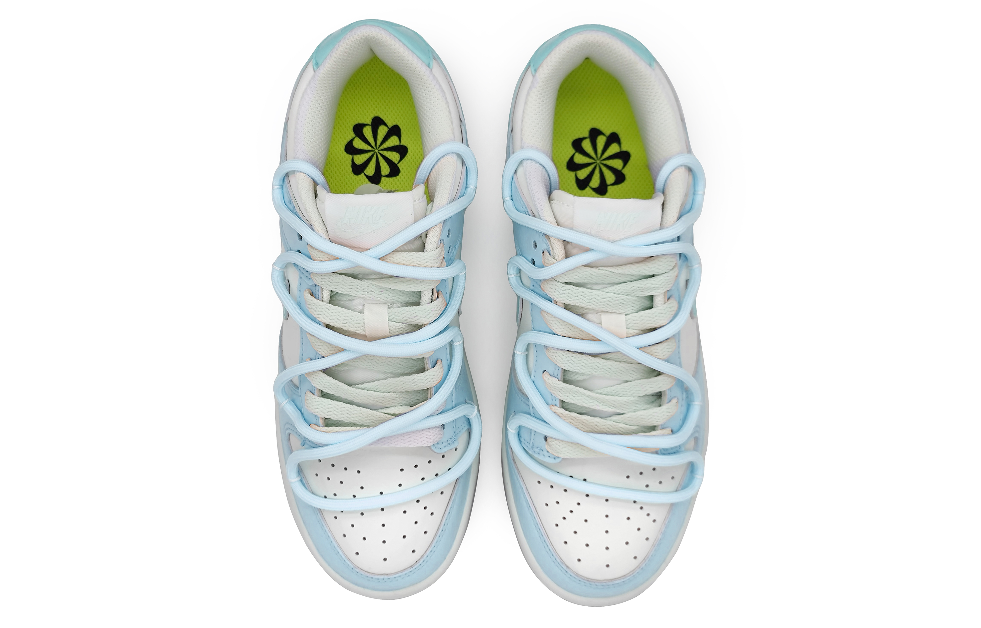 Shop (W) [Sepatu Kustom] Nike Dunk Low Next Nature 'Blueberry Boba' DN1431-102(Team16-蓝莓波波)