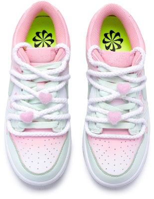 (W) 나이키 덩크 로우 넥스트 네이처 '화이트 핑크 그린' (커스텀) DN1431-102(TeamR-女款遇箭白粉绿S-BOX) Purchase (W) 나이키 덩크 로우 넥스트 네이처 '화이트 핑크 그린' (커스텀) DN1431-102(TeamR-女款遇箭白粉绿S-BOX)