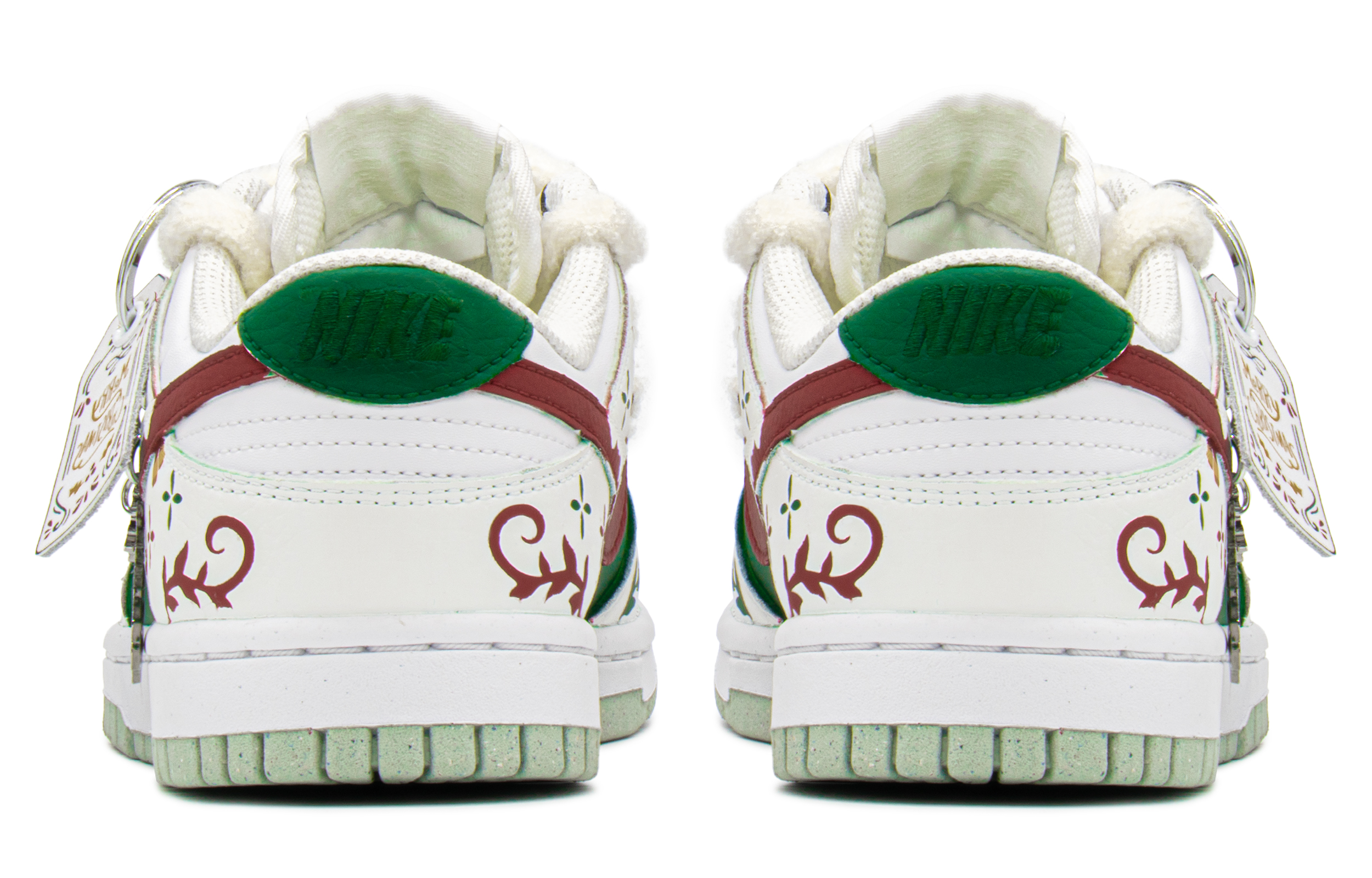 Purchase (W) [Kasur Tersuai] Nike Dunk Low Next Nature 'Krismas Serpihan Salji Hijau-Putih' DN1431-102(TeamA-DK女雪花枝叶S-BOX)