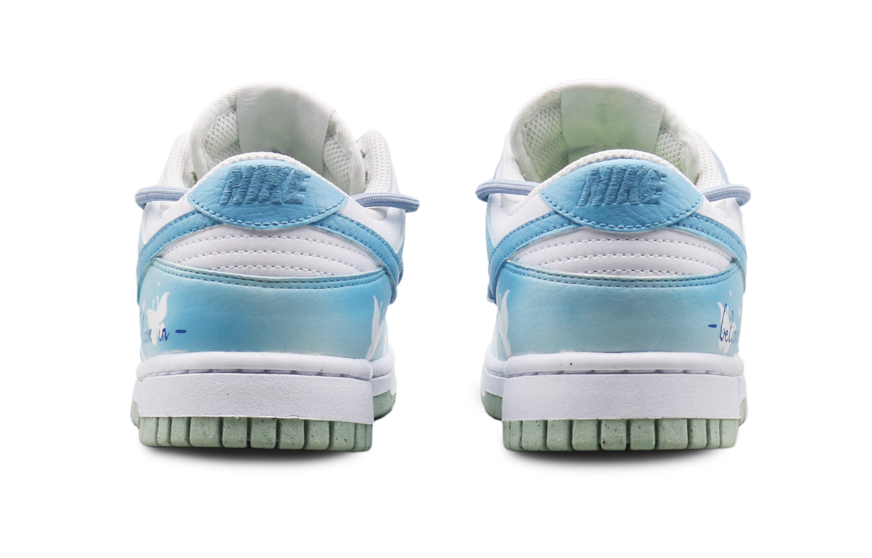 Purchase (W) 나이키 덩크 로우 넥스트 네이처 '상큼 블루-화이트' (커스텀) DN1431-102(Team8-女款清爽气泡蓝白）