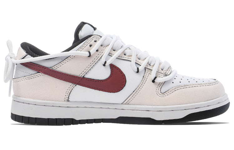 Order (W) Sepatu Custom Nike Dunk Low Retro 'Beige Red' DD1503-101(Team34-过往)