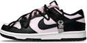 Buy (W) 나이키 덩크 로우 레트로 '블랙 핑크 스마일리' (커스텀) DD1503-101(Team49-桃之夭夭)