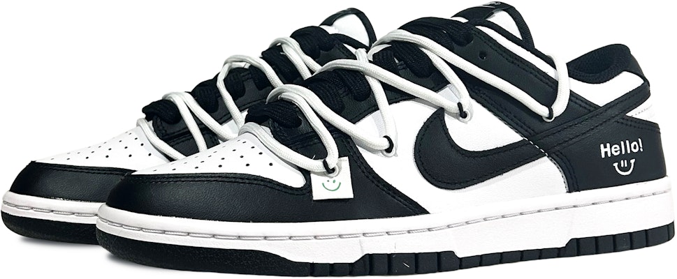 (W) 나이키 덩크 로우 레트로 "스마일" (커스텀) DD1503-101(Team49-笑脸解构) Lookbook (W) 나이키 덩크 로우 레트로 "스마일" (커스텀) DD1503-101(Team49-笑脸解构)