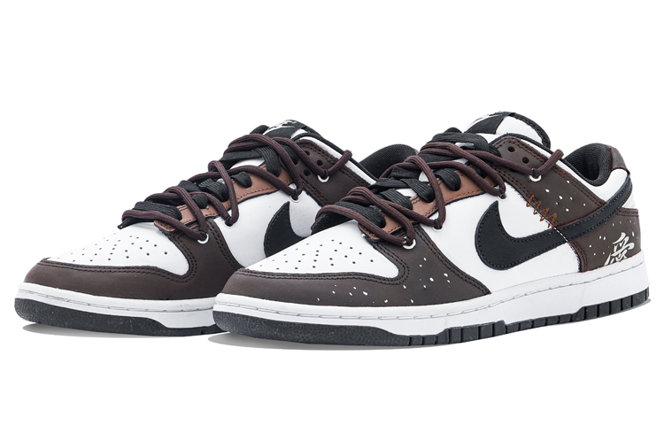 Lookbook (W) ナイキ ダンク ロー レトロ "黒茶パンダ落書き風" DD1503-101(Team34-爱的不得女)