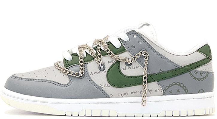 (W) 나이키 덩크 로우 레트로 '크리스마스 페이즐리 그레이-그린' (커스텀) DD1503-121(TeamS-圣诞腰果花SBOX) Buy (W) 나이키 덩크 로우 레트로 '크리스마스 페이즐리 그레이-그린' (커스텀) DD1503-121(TeamS-圣诞腰果花SBOX)