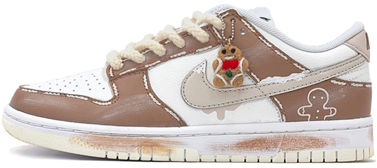 custom-shoes-women-nike-dunk-low-retro-christmas-gingerbread