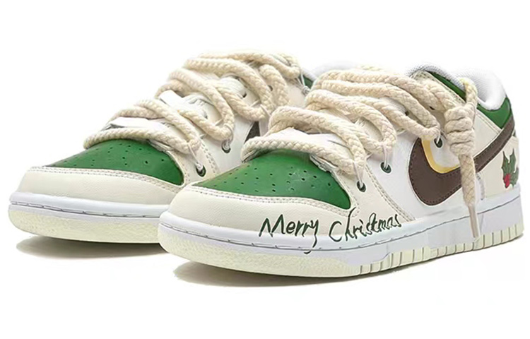 Lookbook (W) Zapatillas Nike Dunk Low Retro 'Árbol de Navidad Blanco Verde' DD1503-121(TeamS-圣诞树叶SBOX)