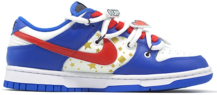(W) 나이키 덩크 로우 레트로 '핸드페인팅 게임 테마' (커스텀) CW1590-001(TeamR-女款-解构鞋带-蓝白红) Order (W) 나이키 덩크 로우 레트로 '핸드페인팅 게임 테마' (커스텀) CW1590-001(TeamR-女款-解构鞋带-蓝白红)