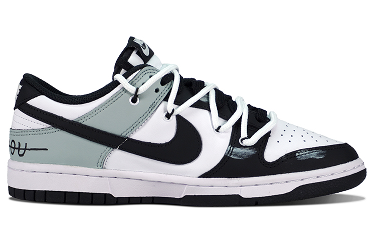 Order (W) [定制鞋款] Nike Dunk Low复古 'Disassembler黑白绿' DD1503-101(Team84-厌爱者女)