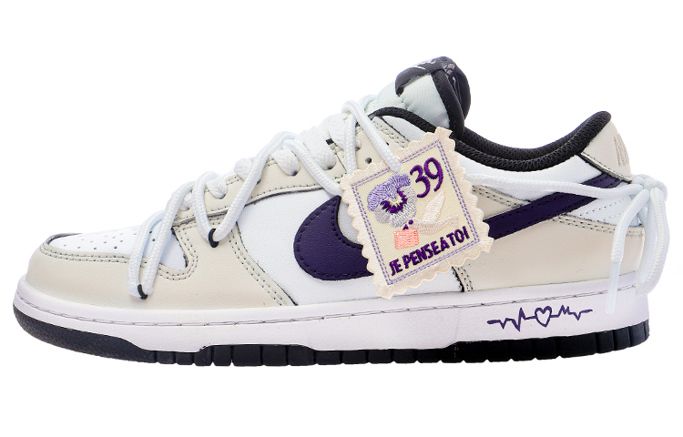 Buy (W) [定制鞋] 耐克 Dunk Low 复古 '柔和米紫' DD1503-101(Team34-回忆)