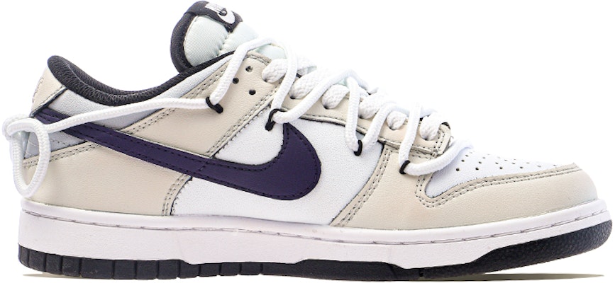 【定制球鞋】Nike Dunk Low Retro 簡約 回憶 溫柔 高級小眾 清新 低幫 板鞋 女款 米白紫 Order 【定制球鞋】Nike Dunk Low Retro 簡約 回憶 溫柔 高級小眾 清新 低幫 板鞋 女款 米白紫