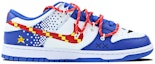 Order (W) Nike Dunk Low Retro "Hiper Cobalto Mario Pixel" CW1590-001(Team叁-女款喷绘手绘解构白蓝红)