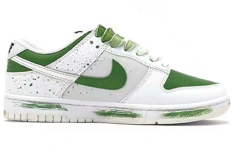[Custom Shoes] (W) Nike Dunk Low Retro 'Mahjong White-Green' 圖 2