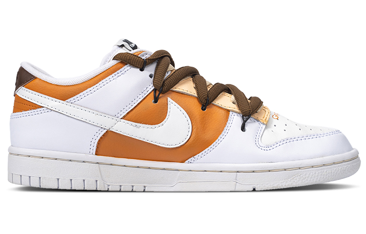 Order (W) 【カスタムシューズ】（女性用）ナイキ ダンク ロー レトロ『モカブラウン・アンカー』 DH9765-100(Team拾陆-女款航海家)