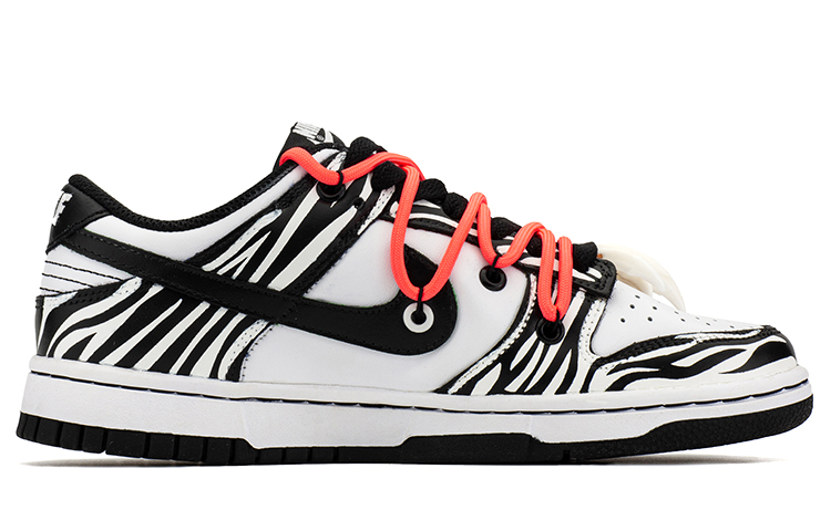 Order (W) [Kasut Custom] Nike Dunk Low Retro 'Panda Zebra Tali Dekonstruksi' DD1503-106(TeamA-DKL黄绿男女熊猫阿凡达)