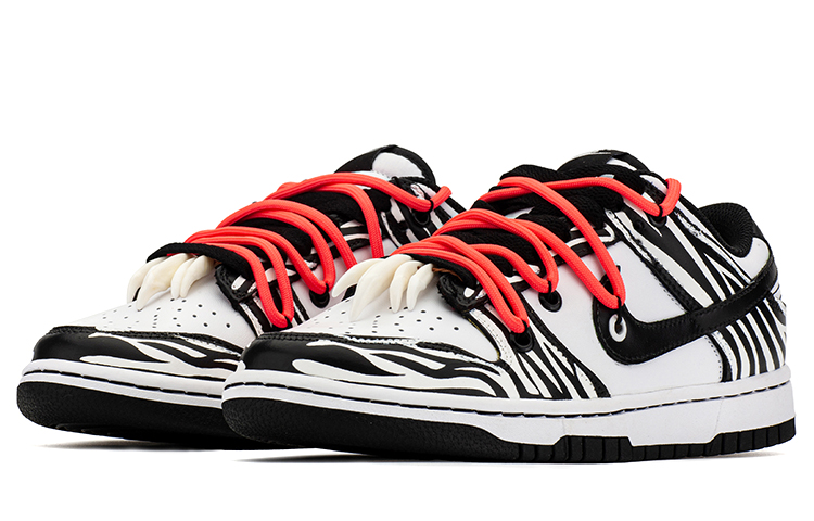 Lookbook (W) [Kasut Custom] Nike Dunk Low Retro 'Panda Zebra Tali Dekonstruksi' DD1503-106(TeamA-DKL黄绿男女熊猫阿凡达)