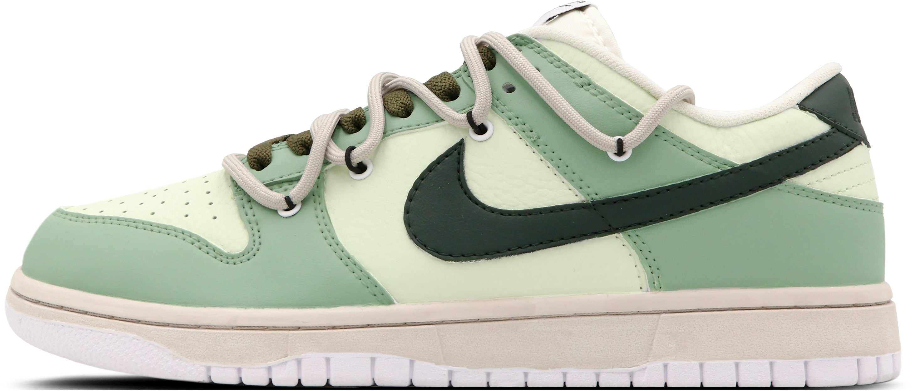 custom-shoes-women-nike-dunk-low-retro-pastoral-diary-grey-green
