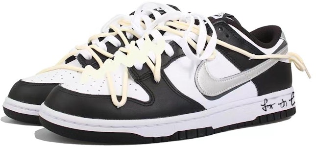 (W) カスタム ダンクLow "卯年銀箔" (カスタムダンク ロー うさぎどしぎんぱく) DD1503-101(Team33-女款-银箔-黑白灰) Lookbook (W) カスタム ダンクLow "卯年銀箔" (カスタムダンク ロー うさぎどしぎんぱく) DD1503-101(Team33-女款-银箔-黑白灰)