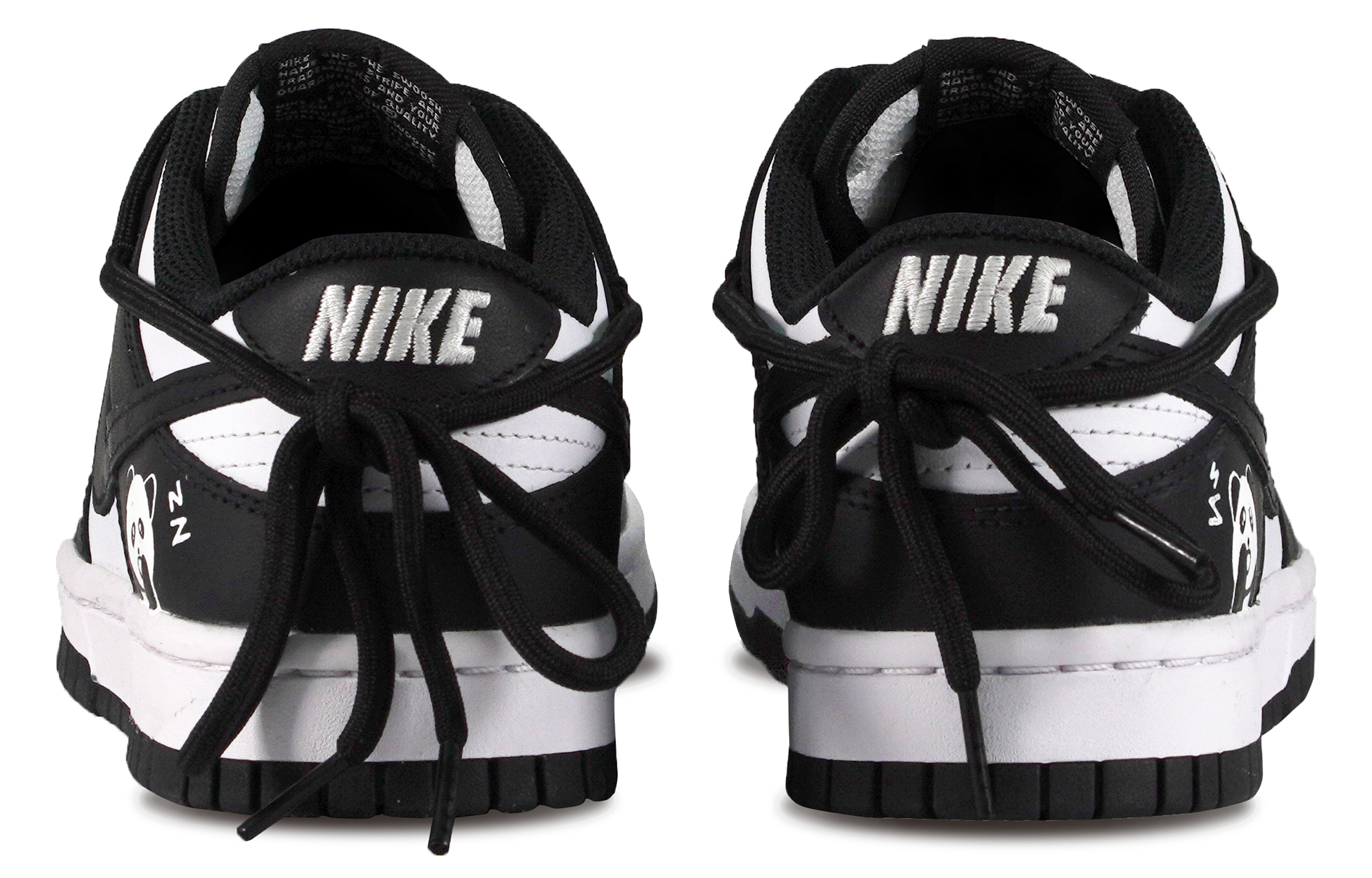 Shop (W) [Sepatu Custom] Nike Dunk Low Retro 'Sleepy Panda' DD1503-101(Team84-女款熊猫S-BOX)