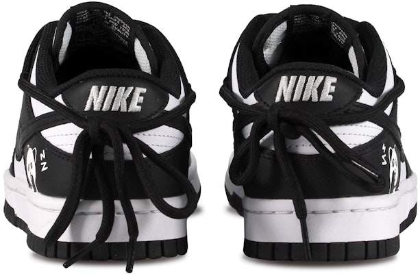 【自訂球鞋】Nike Dunk Low Retro 犯困小熊貓 解構 可愛風 潮流 塗鴉 低筒 板鞋 女款 黑白 Shop 【自訂球鞋】Nike Dunk Low Retro 犯困小熊貓 解構 可愛風 潮流 塗鴉 低筒 板鞋 女款 黑白