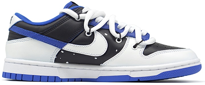 (W) Zapatillas Nike Dunk Low Retro 'Tema Espacial Personalizado' CW1590-001(Team-R-女款-星途喷绘白黑蓝) Order (W) Zapatillas Nike Dunk Low Retro 'Tema Espacial Personalizado' CW1590-001(Team-R-女款-星途喷绘白黑蓝)