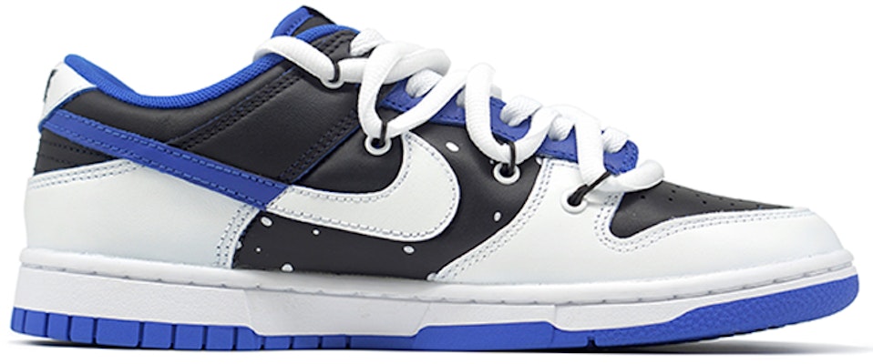 (W) Zapatillas Nike Dunk Low Retro 'Tema Espacial Personalizado' CW1590-001(Team-R-女款-星途喷绘白黑蓝) Order (W) Zapatillas Nike Dunk Low Retro 'Tema Espacial Personalizado' CW1590-001(Team-R-女款-星途喷绘白黑蓝)