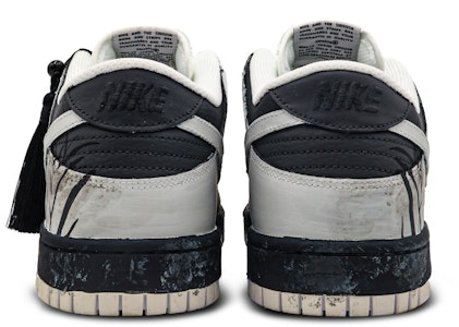 【定製球鞋】 Nike Dunk Low Retro 映竹無人見 春日 水墨 浸染 國風墨竹 百搭 低幫 板鞋 女款 黑灰 Shop 【定製球鞋】 Nike Dunk Low Retro 映竹無人見 春日 水墨 浸染 國風墨竹 百搭 低幫 板鞋 女款 黑灰