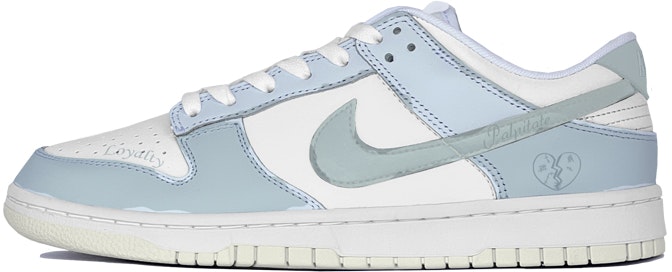custom-shoes-women-nike-dunk-low-retro-summer-ice-blue-heart-graffiti
