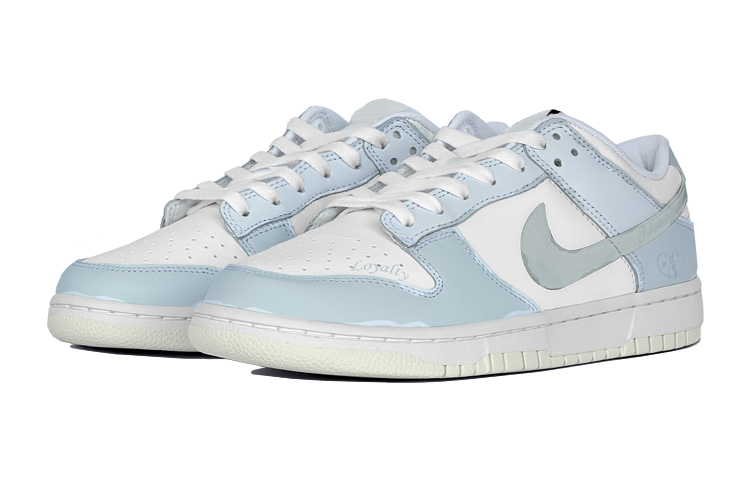 Lookbook (W) [Sepatu Custom] Nike Dunk Low Retro 'Summer Ice Blue - Grafiti Hati' DD1503-121(TeamS-冰蓝夏日女)