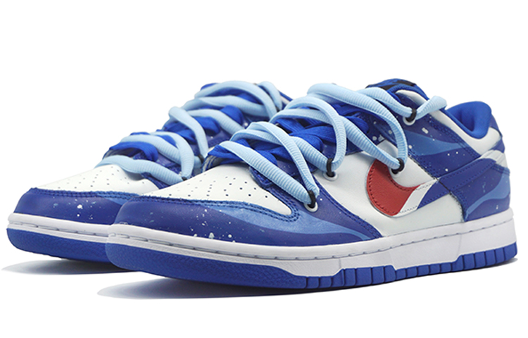 Lookbook (W) [Sepatu Kustom] Nike Dunk Low Retro 'Gelombang Matahari' CW1590-001(Team-R-女款旭日海浪喷涂)