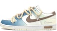 Buy (W) 定制鞋版 耐克Dunk Low经典款‘白蓝圣诞礼物定制’ DD1503-121(TeamS-圣诞渐变改色SBOX)