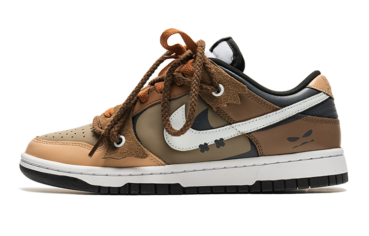 Buy (W) 【カスタムシューズ】(女性向け) ナイキ ダンク ロー レトロ 'ホワイトブラウン' CW1590-100(TeamB-女款泥沼幽灵S-BOX)