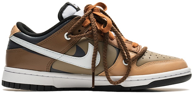 (W) 【カスタムシューズ】(女性向け) ナイキ ダンク ロー レトロ 'ホワイトブラウン' CW1590-100(TeamB-女款泥沼幽灵S-BOX) Order (W) 【カスタムシューズ】(女性向け) ナイキ ダンク ロー レトロ 'ホワイトブラウン' CW1590-100(TeamB-女款泥沼幽灵S-BOX)