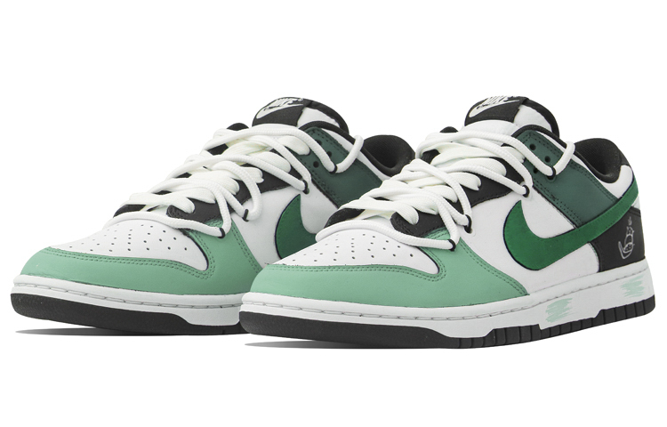 [Custom Shoes] (W) Nike Dunk Low Retro 'White Green' 圖 3