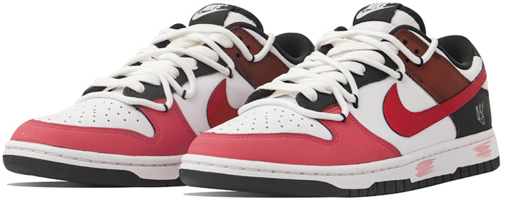 (W) 나이키 덩크 로우 레트로 '흰빨강 종이접기' DD1503-101(Team34-千纸鹤女款) Lookbook (W) 나이키 덩크 로우 레트로 '흰빨강 종이접기' DD1503-101(Team34-千纸鹤女款)