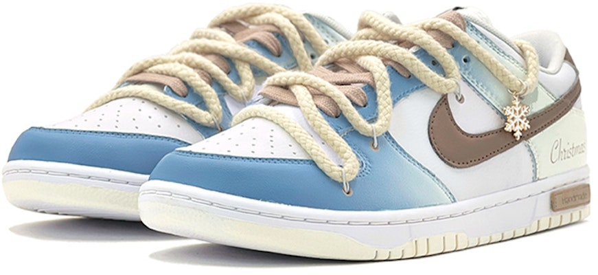 (W) 定制鞋版 耐克Dunk Low经典款‘白蓝圣诞礼物定制’ DD1503-121(TeamS-圣诞渐变改色SBOX) Lookbook (W) 定制鞋版 耐克Dunk Low经典款‘白蓝圣诞礼物定制’ DD1503-121(TeamS-圣诞渐变改色SBOX)